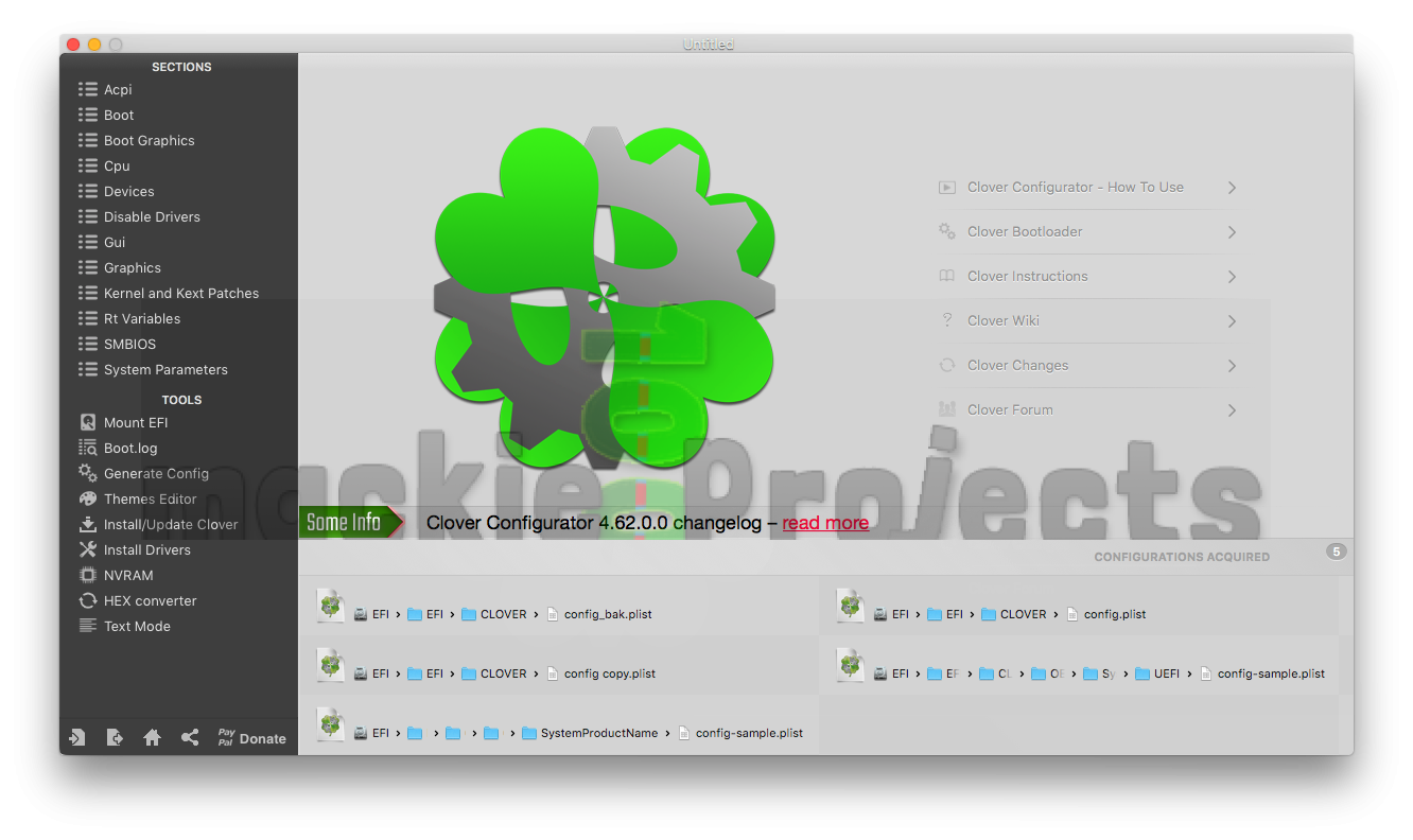 clover boot loader installation